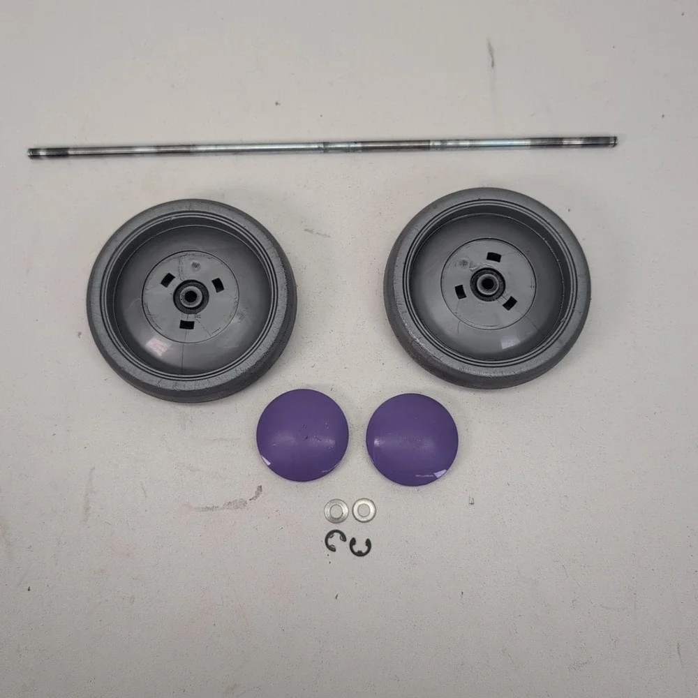 Dyson DC07 DC14 DC17 DC27 DC28 DC33 Wheel Axle‎ Clips Caps Purple OEM